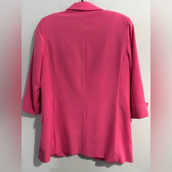 Vilagallo Pink Blazer Womens Size 38 - Picture 2 of 3
